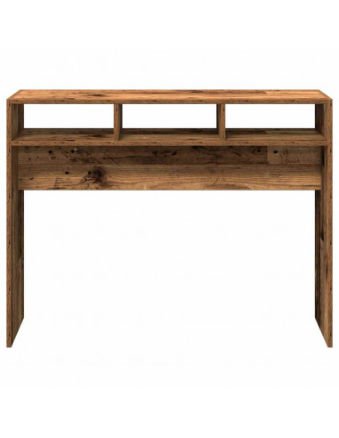 Tavolino Consolle Legno Antico 105x30x80 cm in Truciolato