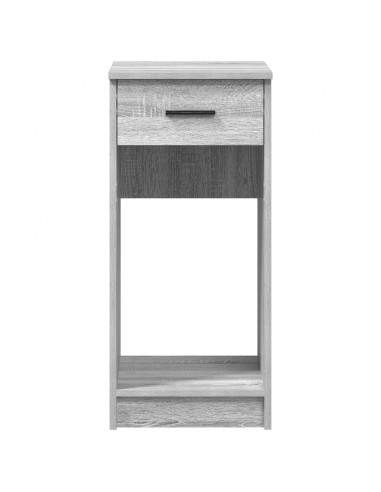 Supporto a Torre per Computer con Cassetto Grigio 35x45x77 cm