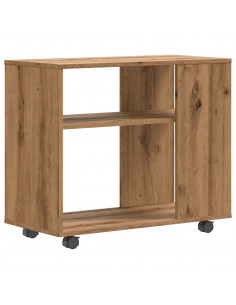 Tavolino da Salotto Rovere Artigianale 70x35x55cm in Truciolato