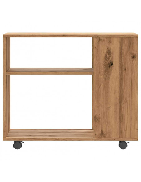 Tavolino da Salotto Rovere Artigianale 70x35x55cm in Truciolato