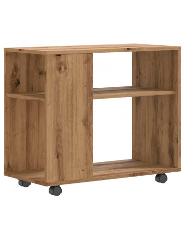 Tavolino da Salotto Rovere Artigianale 70x35x55cm in Truciolato