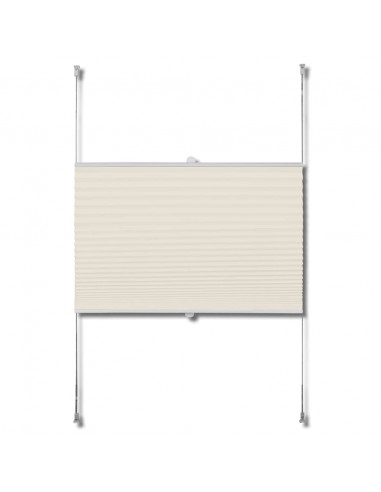 Tenda plissè 110x200cm Crema