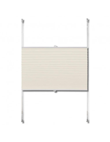 Tenda plissè 110x150cm Crema