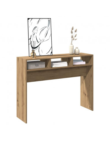 Tavolo Consolle Rovere Artigianale 105x30x80 cm in Truciolato