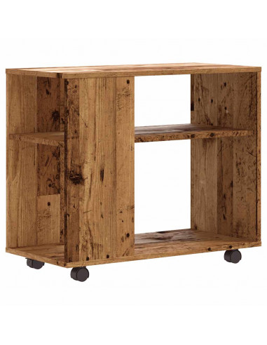 Tavolino Salotto Legno Antico 70x35x55 cm in Legno Multistrato