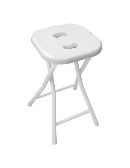 Sgabello bagno Gedy C076 02 Pieghevole Bianco