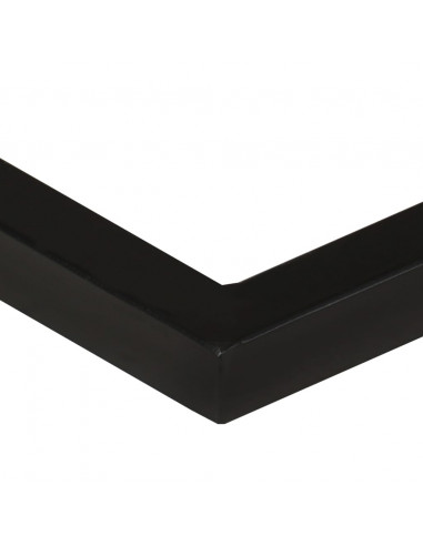 Tavolino Laterale a Forma di U 45x30x61 cm in Massello Acacia