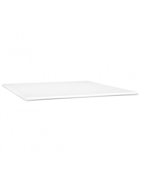 Giroletto a Molle con Materasso Crema 160x200 cm in Similpelle