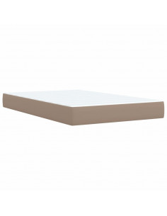 Giroletto a Molle con Materasso Cappuccino 80x200 cm Similpelle