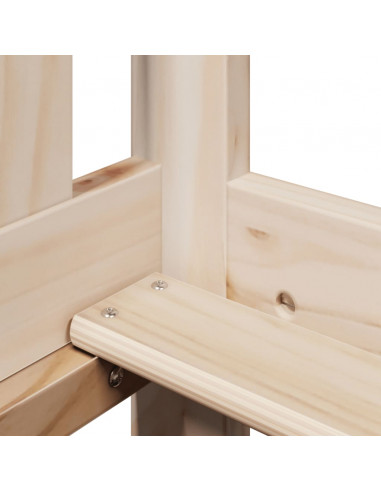 Dormeuse con Tetto 90x200 cm in Legno Massello di Pino