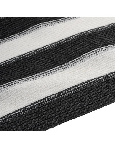 Rete per Privacy Antracite e Bianca 1,2x25 m in HDPE 150 g/m²