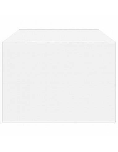 Mobile Porta TV con Luci LED Bianco 100X35,5x25 cm