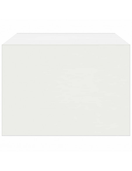 Mobile Porta TV con Luci LED 75x35,5x25 cm Bianco