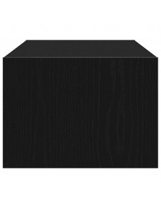 Mobile Porta TV con Luci LED Rovere Nero 100X35,5x25 cm 2