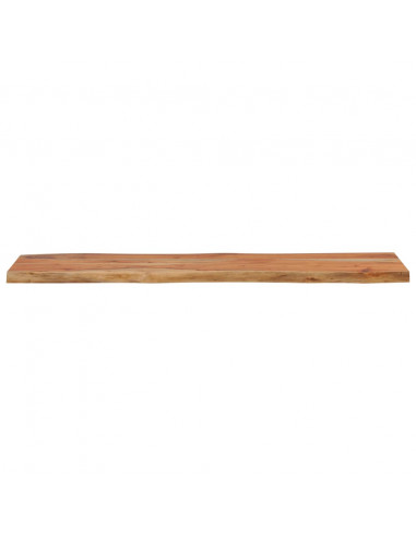 Piano Tavolo 110x40x2,5 cm Rettangolare Legno Acacia Bordi Vivi