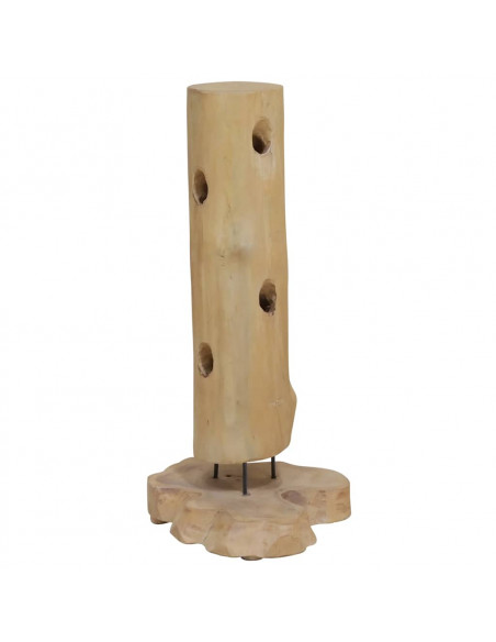 Cantinetta per 8 Bottiglie 40x30x80 cm in Legno di Teak