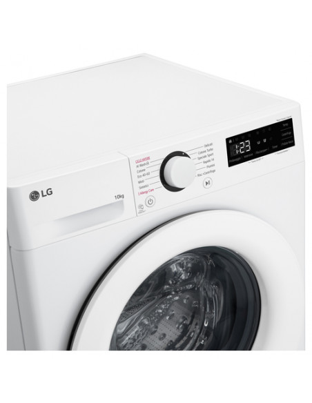 LG F4R3010NSWW Lavatrice 10kg AI DD, Classe A-10%, 1400 giri, Lavaggio a vapore