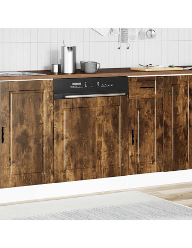 Pannello Lavastoviglie Porto Rovere Fumo 60x1,5x67 cm