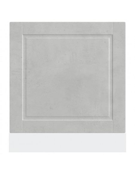 Pannello Lavastoviglie Porto Grigio Cemento 60x1,5x67 cm