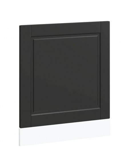 Pannello Lavastoviglie Porto Nero 60x1,5x67 cm in Truciolato