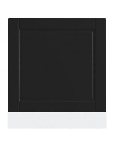 Pannello Lavastoviglie Porto Nero 60x1,5x67 cm in Truciolato