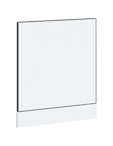 Pannello Lavastoviglie Porto Nero 60x1,5x67 cm in Truciolato