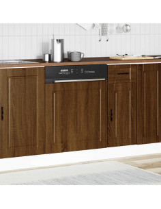 Pannello Lavastoviglie Porto Rovere Marrone 60x1,5x67 cm 2