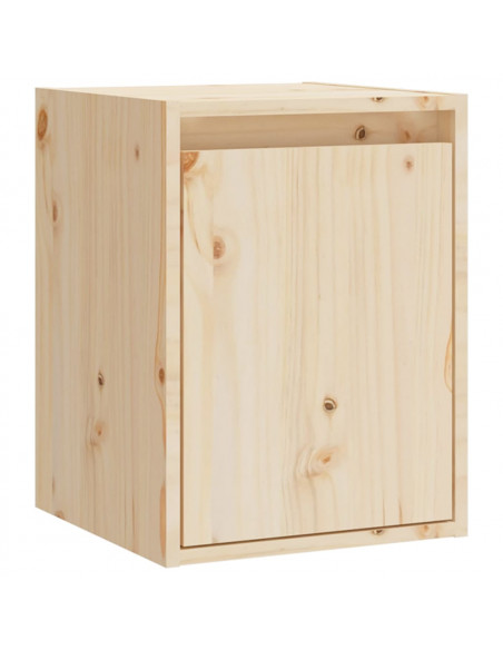 Pensili 2 pz 30x30x40 cm in Legno Massello di Pino