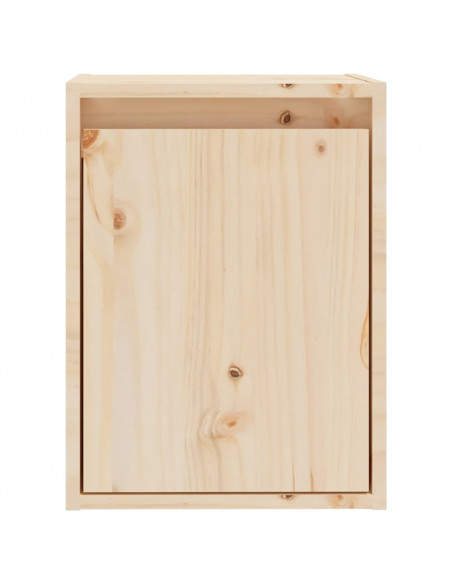 Pensili 2 pz 30x30x40 cm in Legno Massello di Pino