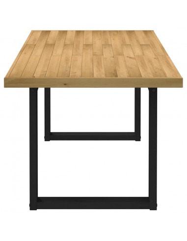 Tavolo Pranzo NOAIN Gambe a Forma U 180x90x75 cm Legno Massello