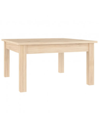Tavolino da Salotto 55x55x30 cm Legno Massello di Pino