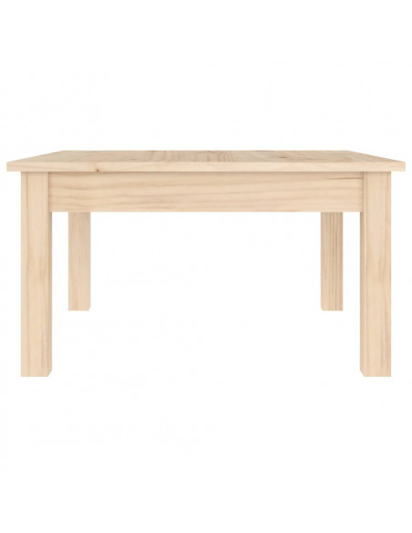 Tavolino da Salotto 55x55x30 cm Legno Massello di Pino