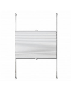 Tenda plissè 60x200cm bianca 2