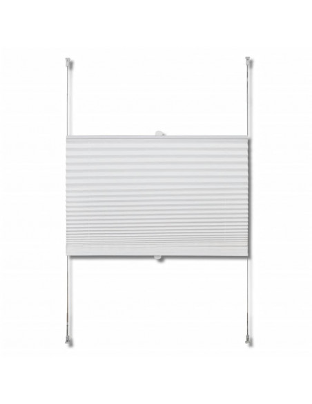 Tenda plissè 60x200cm bianca