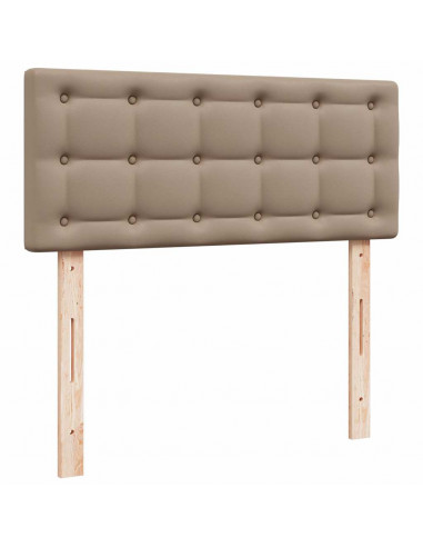 Struttura Letto Pouf con Materasso 120x200 cm Similpelle