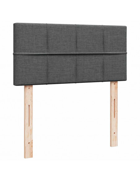 Struttura Letto Pouf con Materasso 180x200 cm in Tessuto