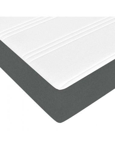 Struttura Letto Pouf con Materasso 180x200 cm in Tessuto