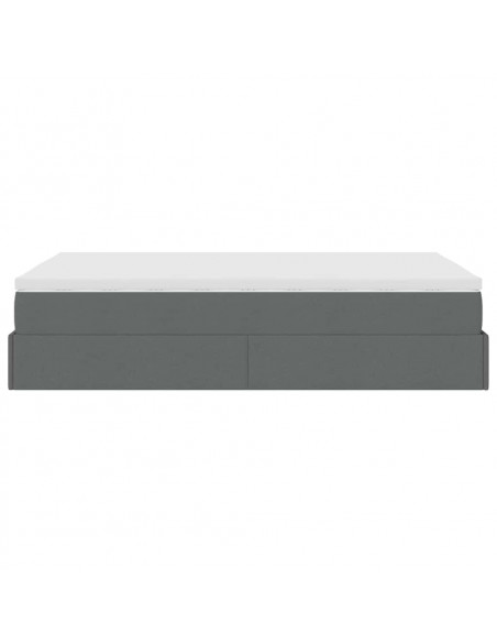 Struttura Letto Pouf con Materasso 80x200 cm in Tessuto