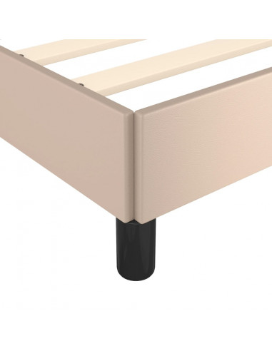 Giroletto con Testiera Cappuccino 200x200 cm in Similpelle