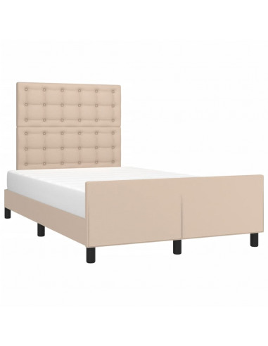 Giroletto con Testiera Cappuccino 120x190 cm in Similpelle