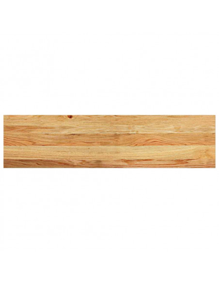 Gradini 4 pz Marrone Chiaro 100x25x2 cm Legno Massello Rovere