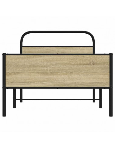 Giroletto senza Materasso Rovere Sonoma 90x200 cm in Truciolato