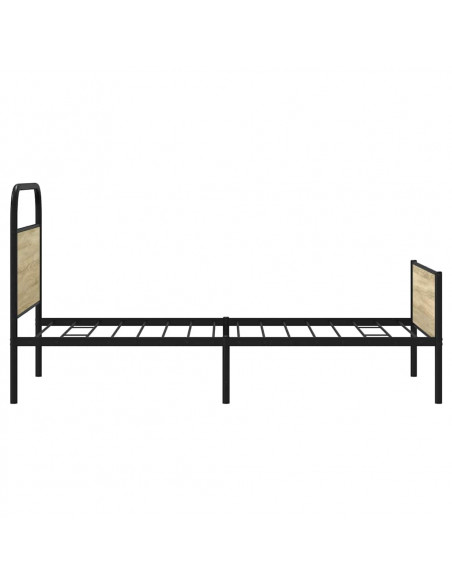 Giroletto senza Materasso Rovere Sonoma 90x200 cm in Truciolato