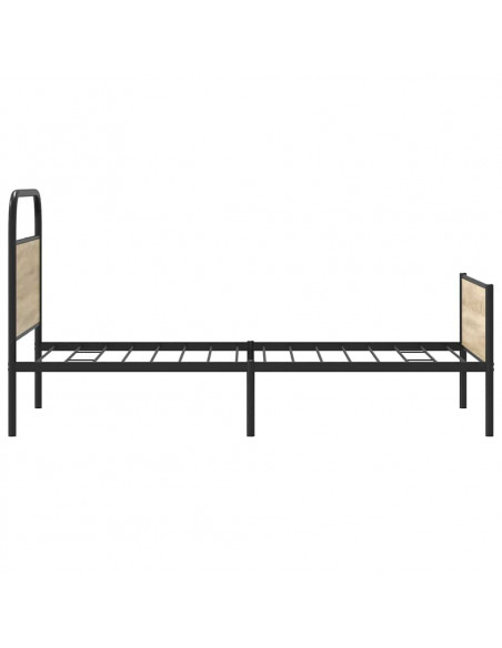 Giroletto senza Materasso Rovere Sonoma 90x190 cm in Truciolato