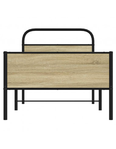 Giroletto senza Materasso Rovere Sonoma 80x200 cm in Truciolato