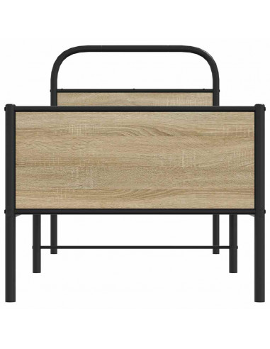 Giroletto senza Materasso Rovere Sonoma 80x200 cm in Truciolato