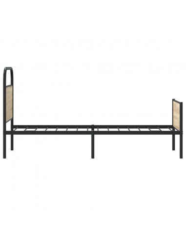 Giroletto senza Materasso Rovere Sonoma 75x190 cm in Truciolato