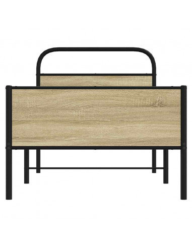 Giroletto senza Materasso Rovere Sonoma 75x190 cm in Truciolato