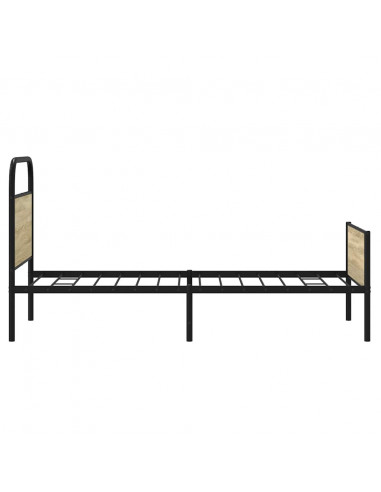 Giroletto senza Materasso Rovere Sonoma 75x190 cm in Truciolato