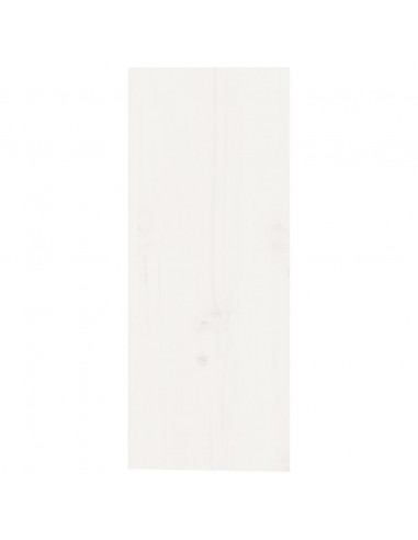 Portabottiglie Bianco 62x25x62 cm in Legno Massello di Pino